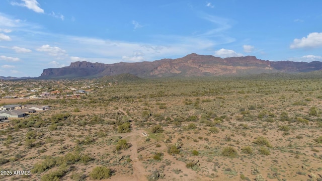 property view of mountains featuring view of desert