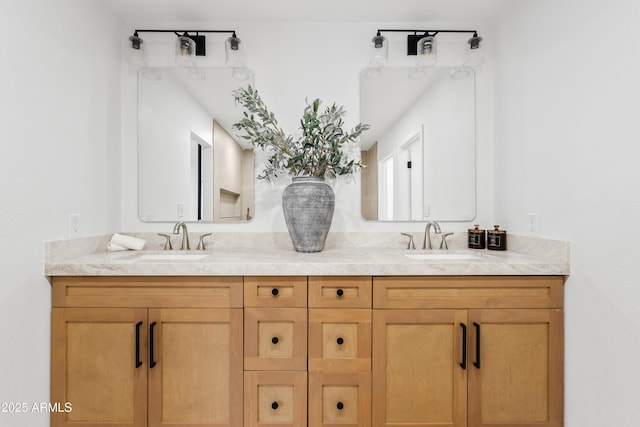 7409 E Pleasant Run, Scottsdale, AZ 85258 - bathroom featuring double vanity