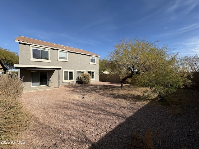 view of rear view of house