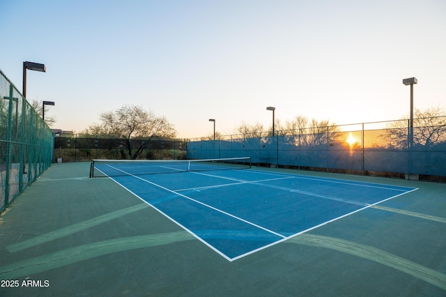 view of sport court