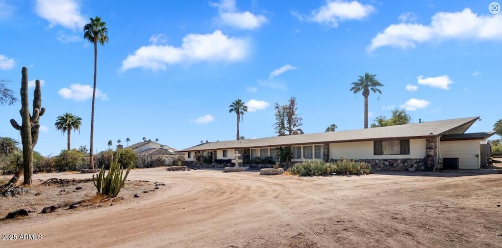 view of ranch-style house