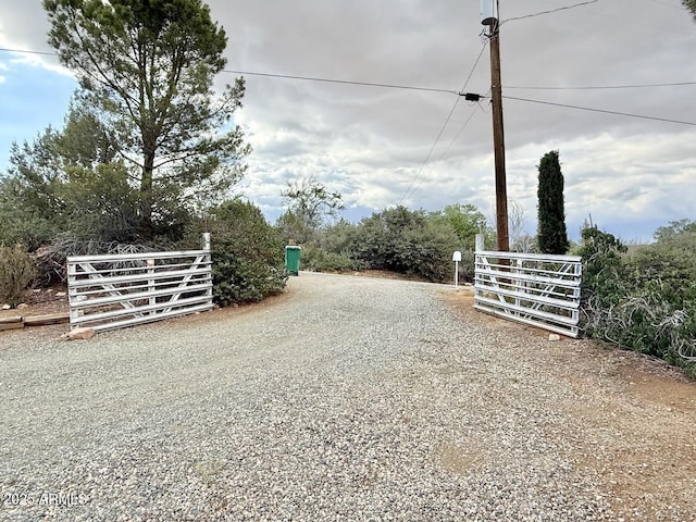 9495 E Marilyn Ln, Dewey, AZ 86327 - view of dirt / gravel road featuring a gated entry
