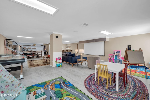 6708 W Utopia Rd, Glendale, AZ 85308 - rec room featuring marble look tile flooring