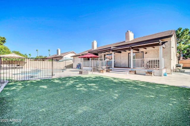6708 W Utopia Rd, Glendale, AZ 85308 - view of yard with a patio