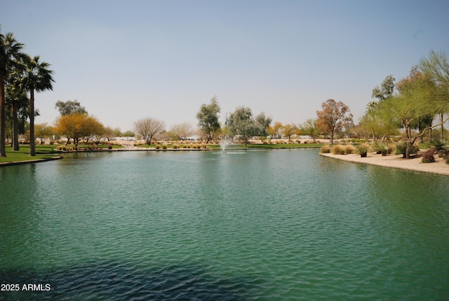 view of water feature