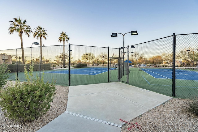 view of sport court