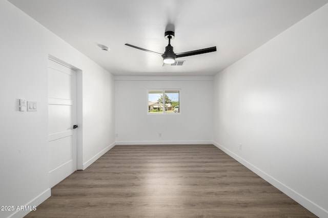 215 W Ruth Ave, Phoenix, AZ 85021 - unfurnished room featuring ceiling fan and wood finished floors