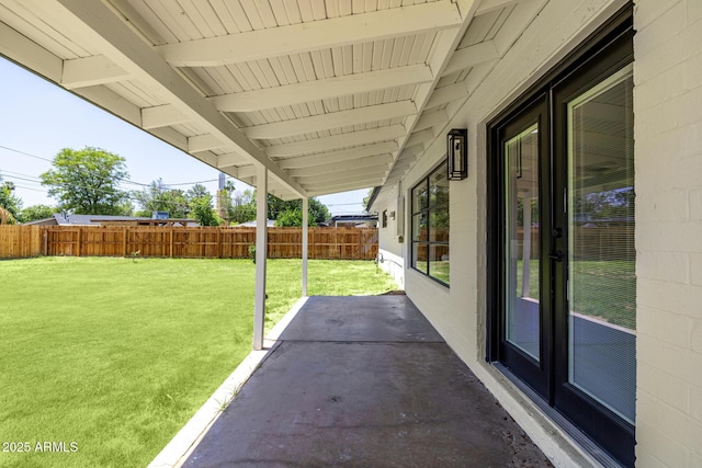215 W Ruth Ave, Phoenix, AZ 85021 - fenced backyard featuring a patio and french doors