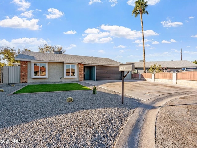 view of ranch-style home