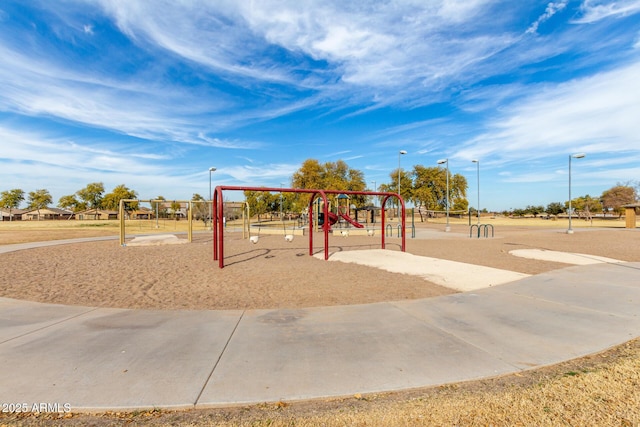 view of communal playground