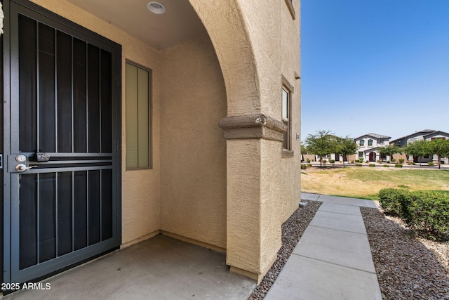 8313 E Impala Ave, Mesa, AZ 85209 - entrance to property with stucco siding and a residential view