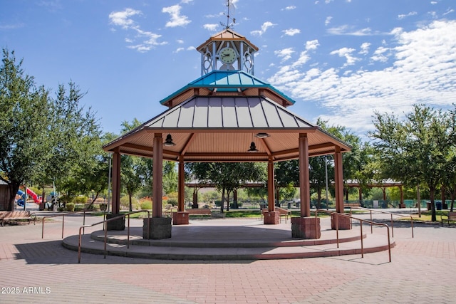 surrounding community featuring a gazebo