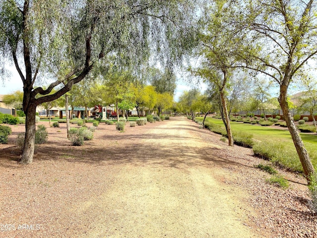 view of road