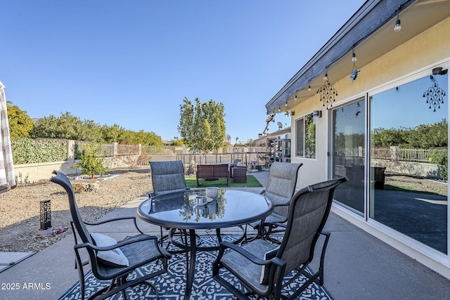 view of patio / terrace featuring outdoor lounge area