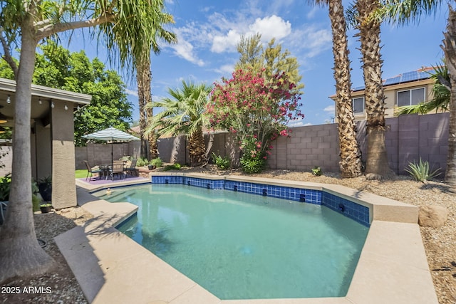 15848 W Calavar Rd, Surprise, AZ 85379 - view of pool with a fenced backyard and a patio area