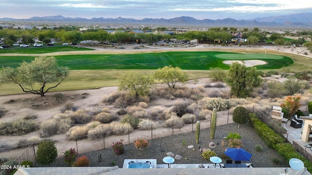 view of home's community featuring a mountain view