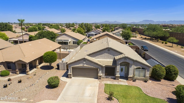 view of yard with a storage shed, a fenced backyard, cooling unit, and an outdoor structure