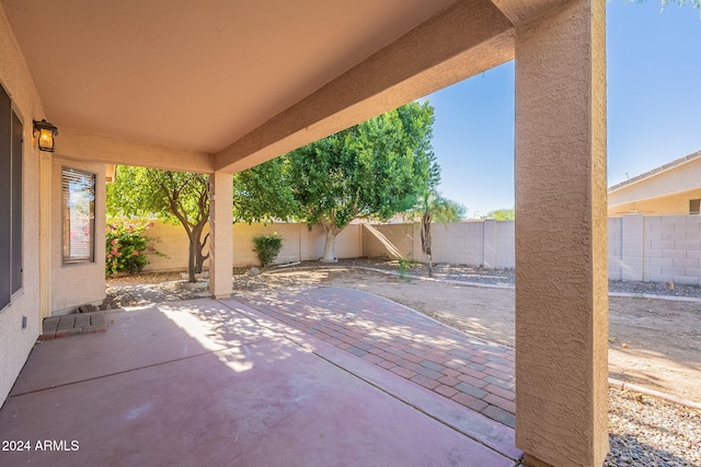 view of patio