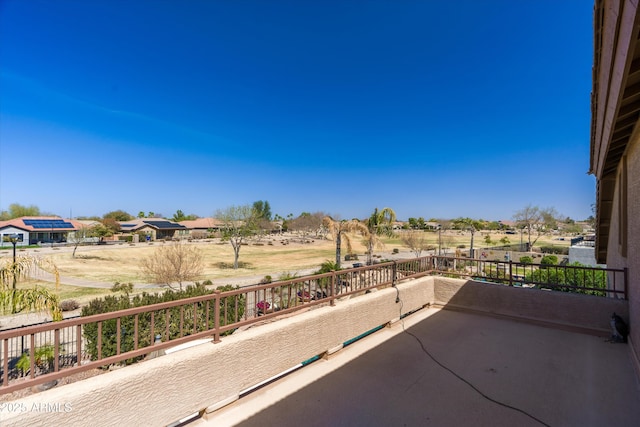 view of patio / terrace featuring a balcony