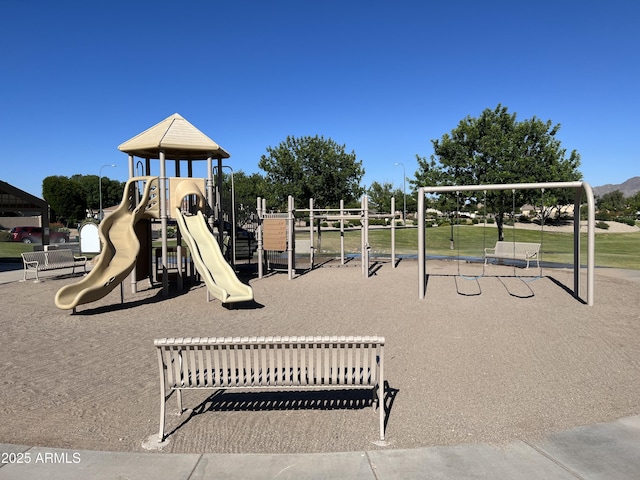 view of communal playground