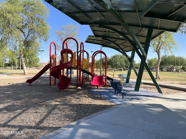 view of communal playground