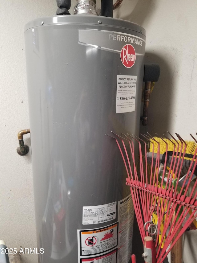 utilities featuring water heater