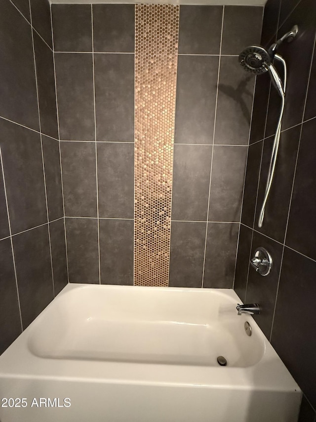 bathroom featuring shower / bath combination