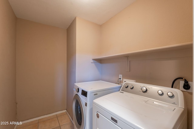 931 S Racine Ln, Gilbert, AZ 85296 - laundry room with independent washer and dryer and light tile patterned flooring