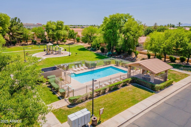 931 S Racine Ln, Gilbert, AZ 85296 - community pool with a gazebo