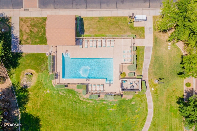931 S Racine Ln, Gilbert, AZ 85296 - drone / aerial view of a pool