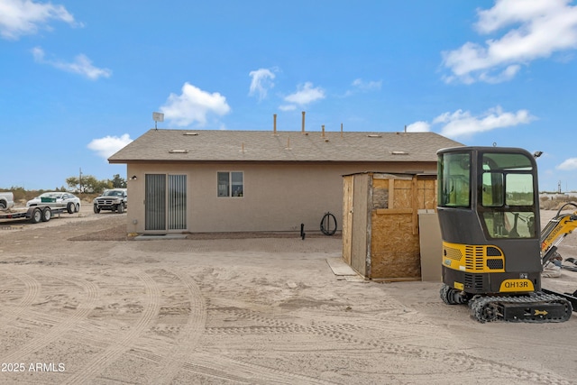 view of rear view of property