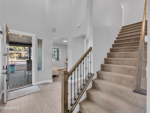 2395 S Polaris Way, Flagstaff, AZ 86001 - entryway with stairway and baseboards