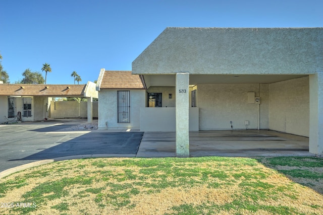 view of front of home