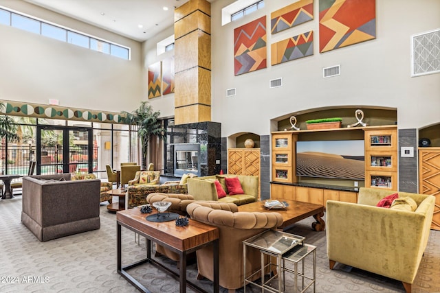 common area featuring visible vents