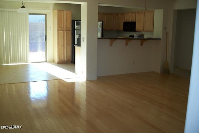 interior space with light wood-style floors