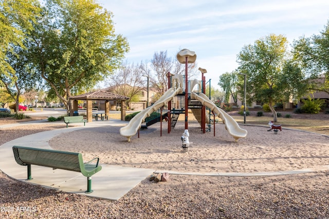 view of jungle gym