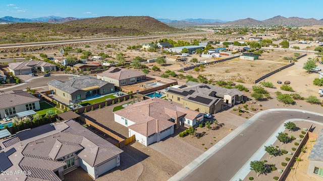 3814 W Running Deer Trl, Phoenix, AZ 85083 - aerial perspective of suburban area featuring mountains and a desert landscape