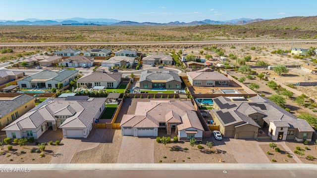 3814 W Running Deer Trl, Phoenix, AZ 85083 - aerial perspective of suburban area with a mountain backdrop