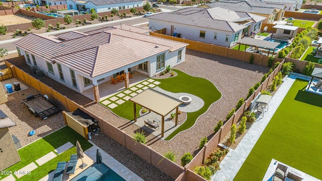 3814 W Running Deer Trl, Phoenix, AZ 85083 - aerial view of residential area