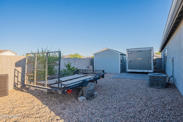 9454 E Alfalfa Dr, Florence, AZ 85132 - fenced backyard with central air condition unit
