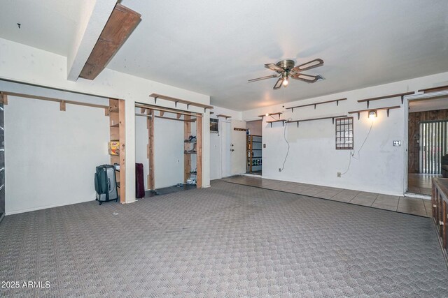 18012 N 37th Dr, Glendale, AZ 85308 - below grade area featuring carpet flooring and ceiling fan