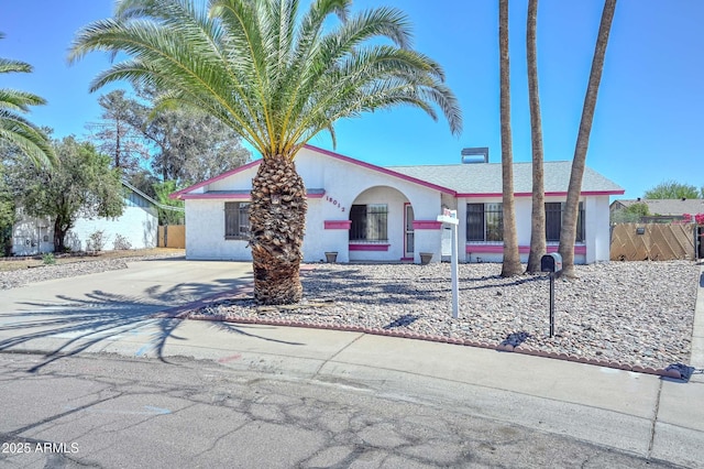 18012 N 37th Dr, Glendale, AZ 85308 - single story home with stucco siding, fence, and a chimney