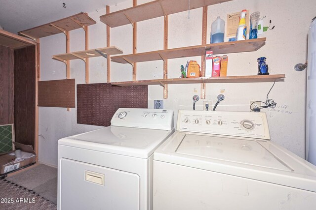 18012 N 37th Dr, Glendale, AZ 85308 - clothes washing area with washer and dryer and laundry area