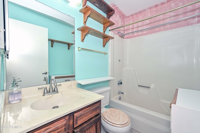 18012 N 37th Dr, Glendale, AZ 85308 - full bathroom with vanity, bathtub / shower combination, and toilet