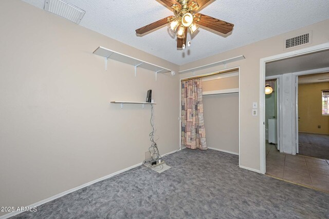 18012 N 37th Dr, Glendale, AZ 85308 - unfurnished bedroom with a textured ceiling, carpet flooring, and visible vents