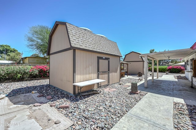 18012 N 37th Dr, Glendale, AZ 85308 - view of shed with a fenced backyard