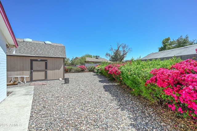 18012 N 37th Dr, Glendale, AZ 85308 - view of yard featuring a storage shed and an outbuilding