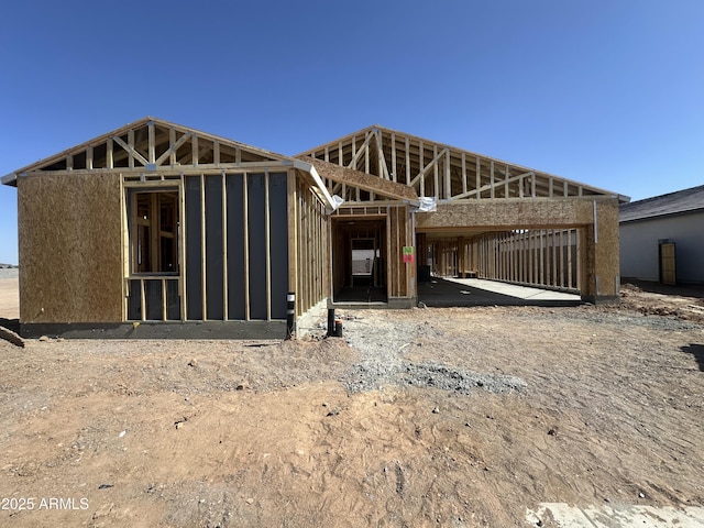 view of rear view of property