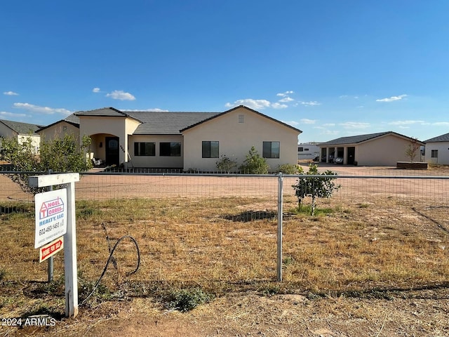 view of ranch-style house