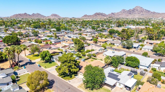 6819 N 10th Pl, Phoenix, AZ 85014 - aerial view of residential area featuring a mountainous background